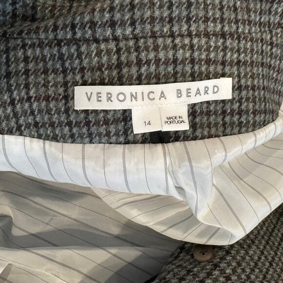 Veronica Beard Pyle Dickey Wool Blend Jacket Size 14 - Picture 12 of 15